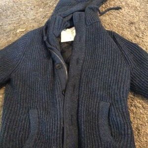 Abercrombie quilted winter sweater coat